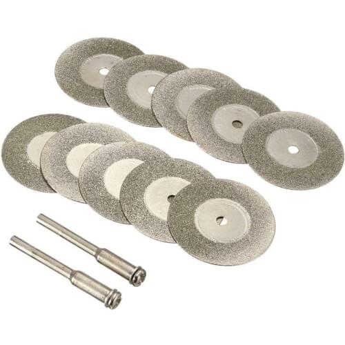 10pcs 20-30mm Diamond Cutting Discs Cut Off Blade Drill For Dremel Rotary Tool Abrasive Disc Dremel Accessories Disco De Corte