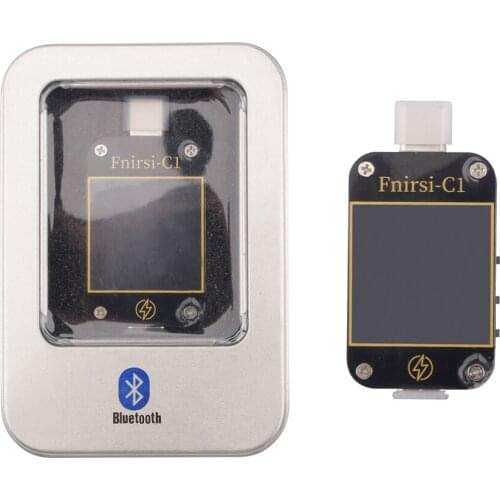 FNIRSI-C1 Type-C PD Trigger USB-C Voltmeter Ammeter Fast Charging Protocol Test Type-C Meter Power Bank tester With PC Software