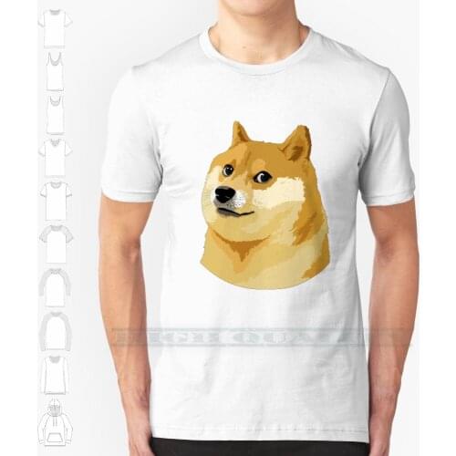 Doge Custom Design Print For Men Women Cotton New Cool Tee T shirt Big Size 6xl Shiba Very Many Wow Doge Dogecoin