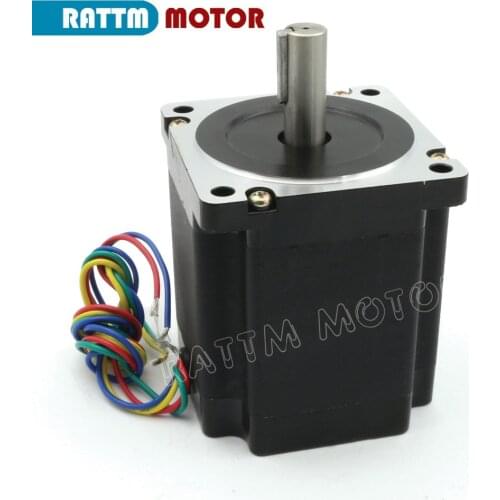 Quality Nema34 stepper motor 98mm 878 Oz-in 560N.cm 4 wires 4A CNC stepper motor stepping motor