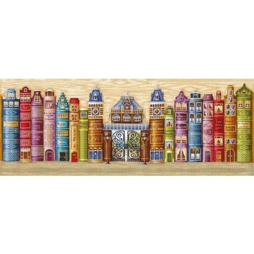 Books World Kingdom Reading Top Quality Embroidery Book Needlework 14CT Unprinted Art Cross Stitch Kits DIY Handmade Home Decor