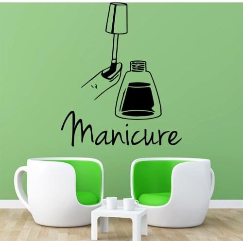 Creative Beauty Salon House Decor Modern Acrylic Decoration Refrigerator Stickers Decoration Accessories