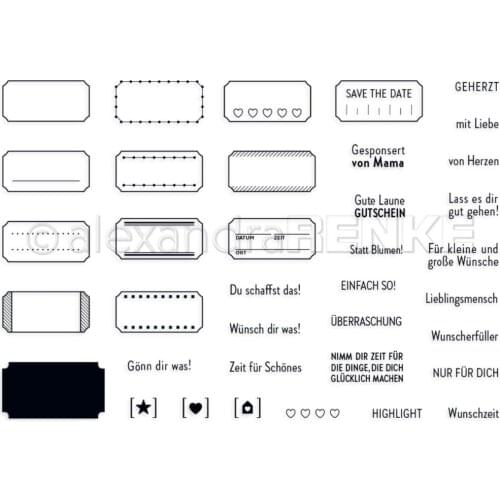German Clear Stamp Transparent seal for DIY scrapbooking/Card Making c633
