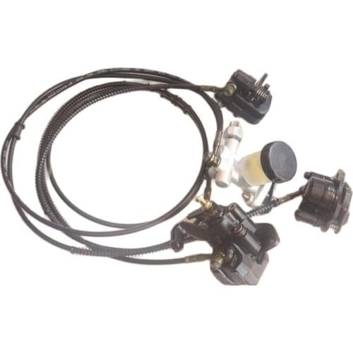 One to three Hydraulic Rear Brake Calipers Pad Assembly System for 150cc 250cc ATV Quad Dirt Bike Dune Buggy Go kart part