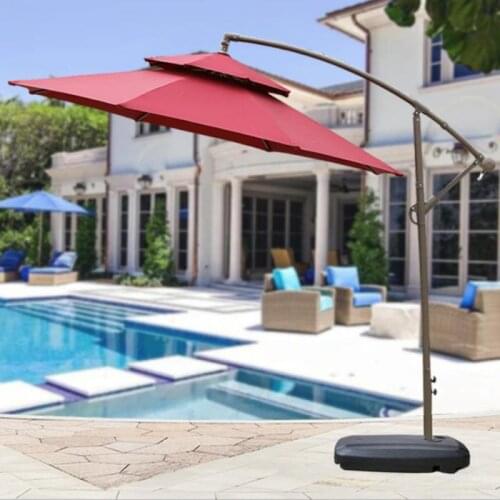 Portable Durable Outdoor Parasol Garden Umbrella Base Stand Patio Beach Garden Patio Umbrella Sun Garden Accessories HWC