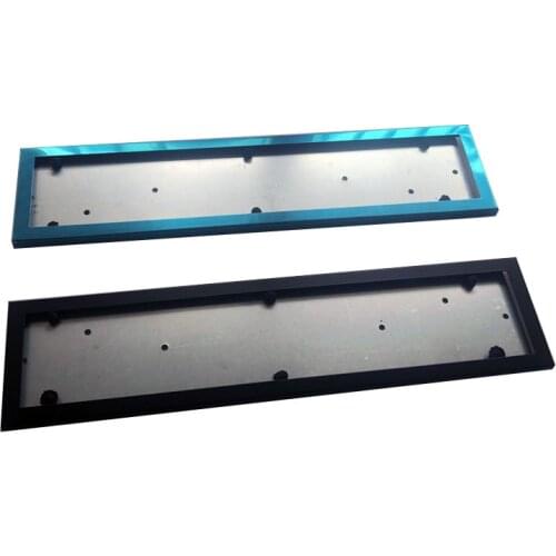 For EU Car License Plate Frame Metal Car License Plate Frame Number Plate Holder Car Accessories 2pcs