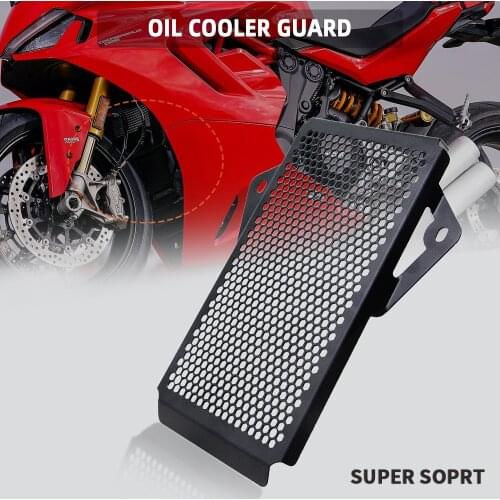 For Ducati super soprt / s SuperSport 939 SuperSport 939s 950 S 2017 2018 2019 2020 2021 Motorcycle Oil Cooler Guard Cover Net