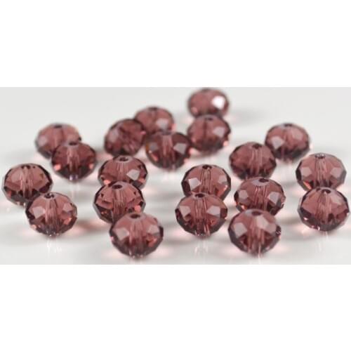 14 colors 6*8mm Crystal Glass Spacer Round Faceted Beads 8mm Dia Wholesale DIY Jewelry Findings CR-03C