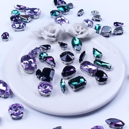 Mixed Style Sewing Rhinestones For Needlework Shining Stones And Crystals For Jewelry Making Glass Crafts Sewing Accessories