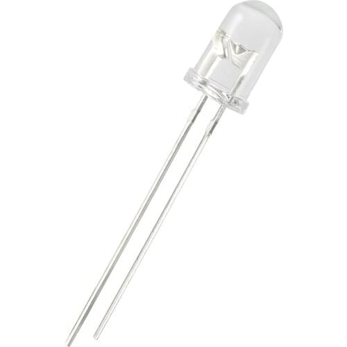 Uxcell Photosensitive Diode Photodiodes Light Sensitive Sensors Round Head Receiver Diode 5mm 10pcs Clear