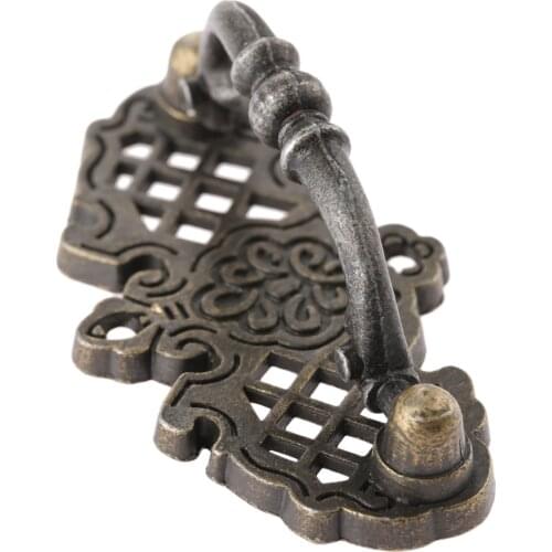 Vintage Drawer Cabinet Knobs and Handles Antique Bronze Furniture Kitchen Handle Cupboard Pull Furniture Fittings with Screws