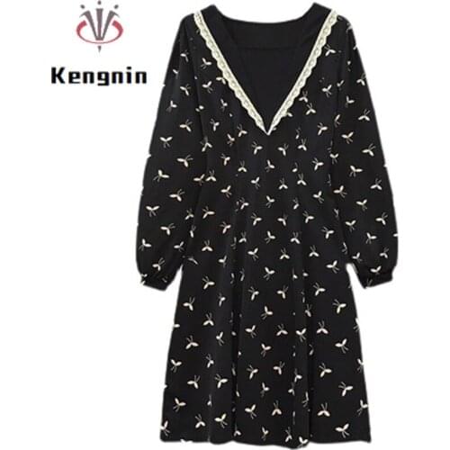 New 2021 Summer Dress Loose Belt O-Neck Ladies Vestidos Dress Short Puff Sleeve Female Sashes Bow Fench Style Clothes KE1285