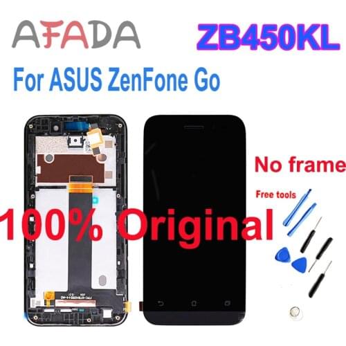 Original LCD for Asus ZenFone Go ZB450KL X009D X009DB LCD Display Touch Screen Digitizer Assembly with Frame For ZB450KL lcd To