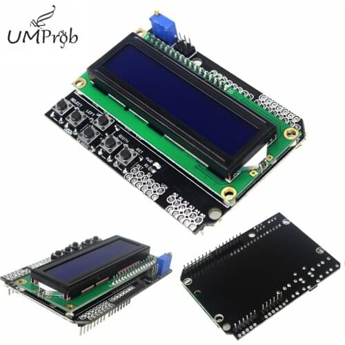 LCD Keypad Shield of the LCD1602 character LCD input and output expansion board for arduino