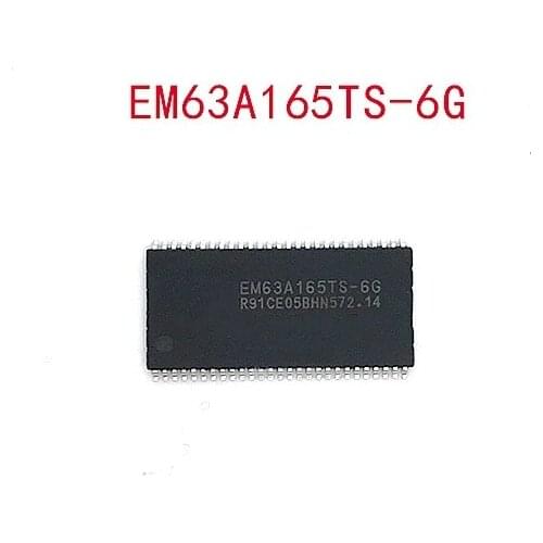 10piece/LOT EM63A165TS-6G TSOP54 EM63A165TS Memory chip 100% NEW Original In stock