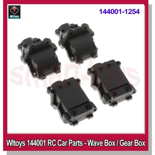 2Pairs Wltoys 144001 Front Rear Wave Box Cover 144001-1254 Gearbox Cover Accessories for 1/14 Car Spare Parts