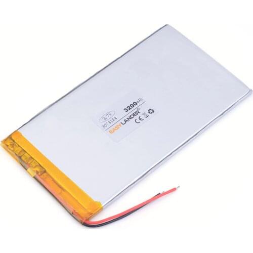 Free shipping 3.7 V lithium polymer battery 3200 mah ultra-thin high-capacity DIY tablet Pc MID IPAQ DIY 3074114