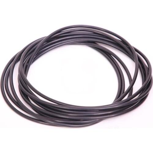 8pcs 3.1mm Wire diameter black Nitrile Butadiene Rubber NBR ring waterproof insulation rubber band 190mm-210mm Outer diameter