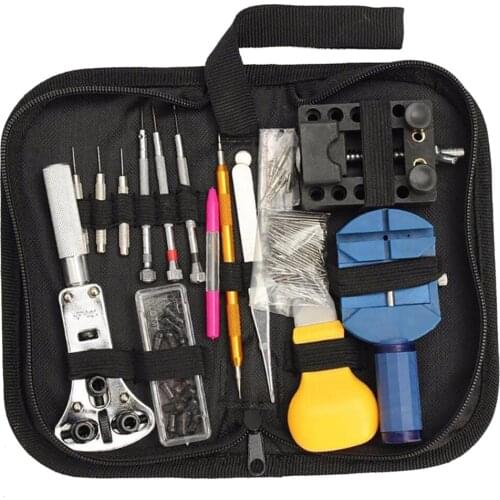 Watch Back Case Opener Screw Wrench Repair Tool Kit Cover Remover Battery