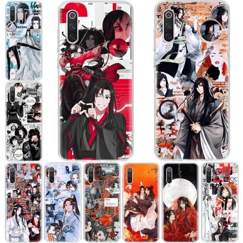 Anime Mo Dao Zu Shi MDZS Cover Phone Case For Xiaomi Note Mi 11 8 9 9T 10 10T Ultra CC9 A1 A2 A3 F1 F2 F3 Lite Pro X3 6X 5X CC9E