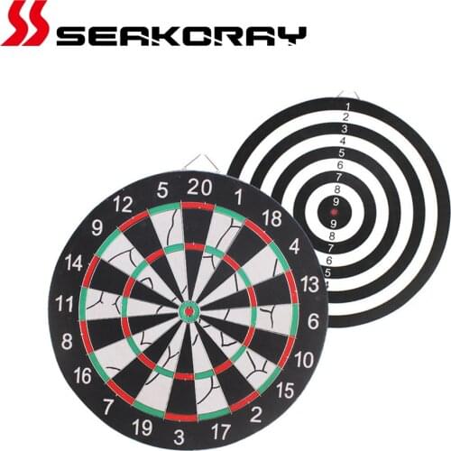 Dart board 18 Inch Double-sided Flocking Professional Metal Needle Tip Aim Dart Board With Darts Fitness Entertainment Games