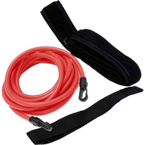 Swimming Resistance Band Training Leash Swimming Tether Bands Resistance Static Harness Bungee Stationary Professional Cord K5Z0