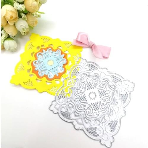 Julyarts Alinacrafts Square Flower Metal Cutting Dies New 2019 Stencil Scrapbooking DIY Card Making Die Metal Crafts Die Cut