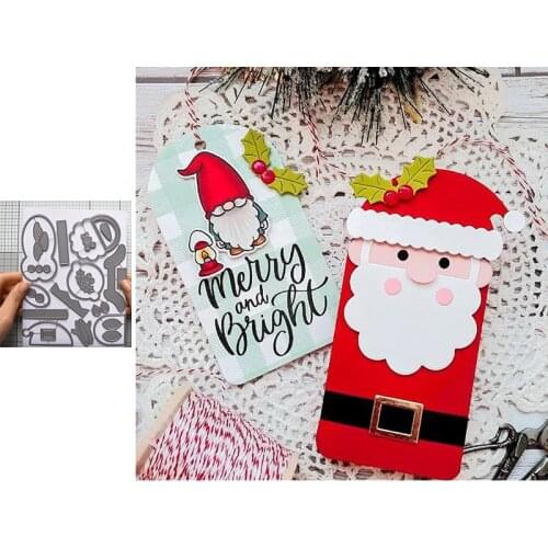 Santa Claus Metal Cutting Dies for Scrapbooking and Card Making Craft 2019 New die cuts