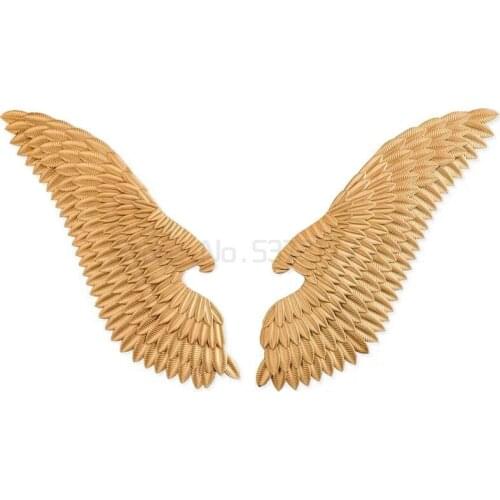 Industrial style retro iron wing wall hanging decor bar shop room decor clothing store photography ornaments rustic home decor