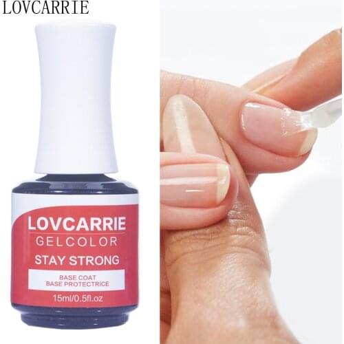 2020 NEW Strong Base Coat for Nails UV Gel Nail Polish Rubber Base Gel Semi Permanent Long Lasting Primer Hard Prep 15ML Gellak