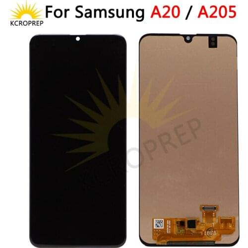 OLED 6.4'' LCD For Samsung A20 A205 SM-A205F A205FN Display lcd Screen A205GN A205S A205YN display lcd screen Digitizer Assembly