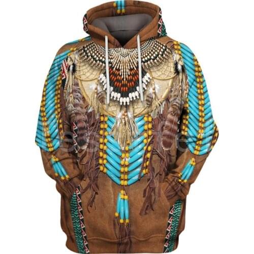 Tessffel Indian Native Harajuku Casual Colorful Tracksuit New Fashion 3Dfull Print Hoodie/Sweatshirt/Jacket/Men Women s-5