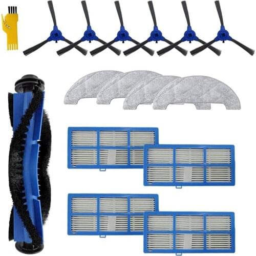 Hepa Filter Replacement Parts For Proscenic 850T Robot Vacuum Cleaner Main Brush Side Brush 850t Accessories Kits Mop Cloth