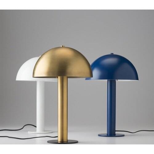 Nordic Modern Table Lamp Metal Mushroom Led Desk Lamp For Living Room Bedroom Study Bedside Lamp Decoration Home E14 Table Lamps