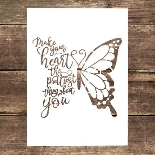 A4 Size DIY Craft Layering Stencil For Wall Painting Scrapbooking Stamping Album Decorative Embossing Paper Card