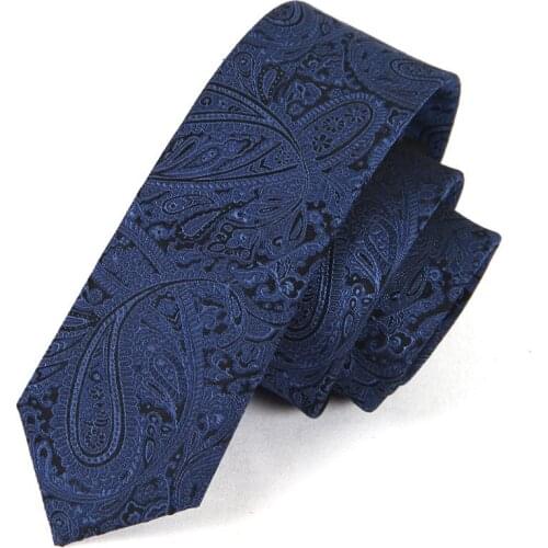 High Quality 100% Silk Tie For Men 5CM Skinny Neck Tie Men Business Work Ties Groom Wedding Necktie Great for Party Gfit Box