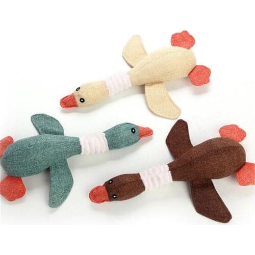 1pc 31cm Long Durable Large Dog Toys Bite Resistant Denim Linen Dog Puppy Chew Toys
