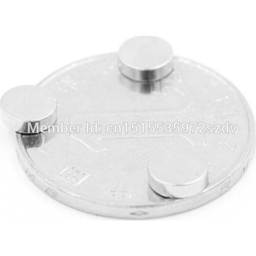 1000pcs Strong Round Dia 6mm x 2mm N35 Rare Earth Neodymium Magnet Art Craft Fridge 6x2mm