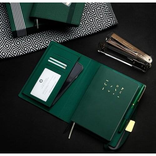 Bandage design Notebook white collar Business Meeting Office convenient Carry on Multifunctional Notepad Planner Agenda Gift A6