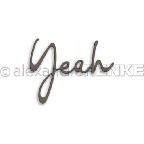 CH 2021 New Arrival Yeah Stencil Metal Cutting Dies For Scrapbooking Practice Hands-on DIY Album Card Handmade Tools