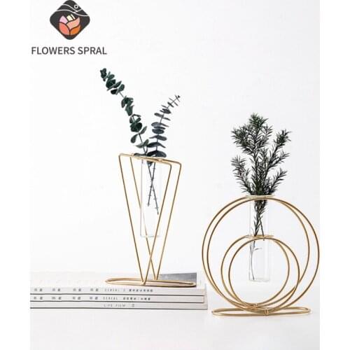 GMLDAOZYU Metal Flower Vases