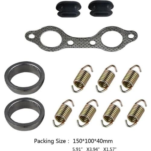 Exhaust Manifold Gasket Spring Rebuild Kit Fit for Sportsman 600 2003-2006 58115