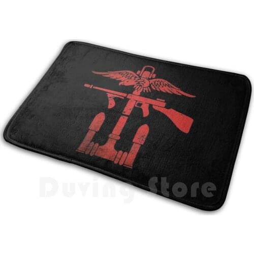 Royal British Commandos Ww2 Mat Rug Carpet Anti-Slip Floor Mats Bedroom Second World War Soldiers Special Forces Commandos