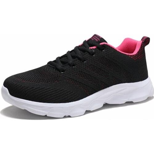Summer Womens Sneakers Fashion Breathable Walking Shoes Slip-on Air Cushion Lightweight Socks Shoes Solid Color