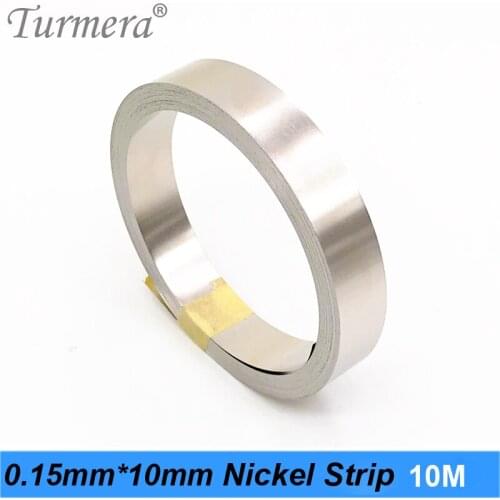 1P Pure Nickel Belt Lithium Battery 32650 32700 Nickel Nickel Strip 0.15mm Thickness 10mm Used for Battery Pack 10Meter