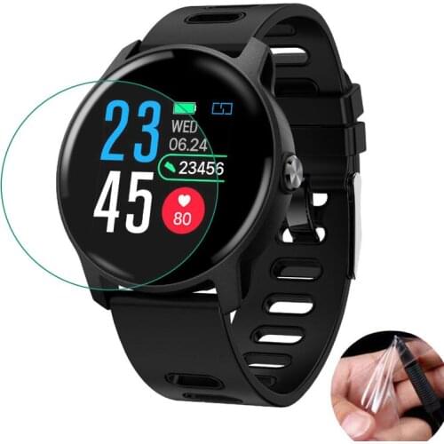 3pcs Soft Clear Protective Film Guard Protection For SENBONO LEMFO S08 Smart Watch Smartwatch Screen Protector Cover (Not Glass)