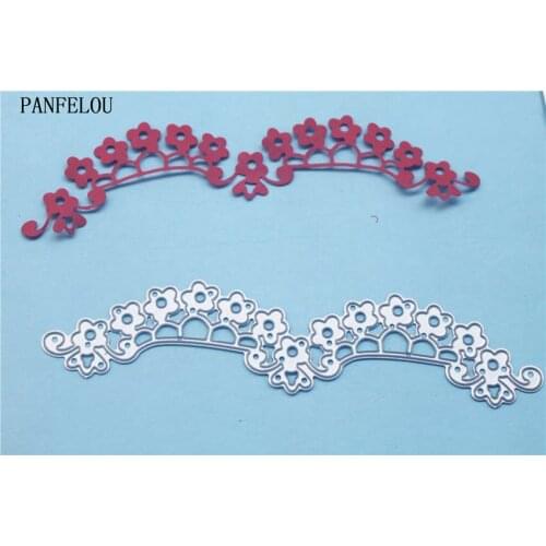PANFELOU Flower wings metal crafts paper die cutting dies for Scrapbooking/DIY wedding Halloween Hand account cards