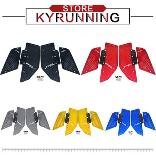 For Yamaha tmax 530 tmax530 2017-2020 Motorcycle Accessories CNC Foot Pegs Plates Footrest Step Pads Front Rear Footboard Pedal