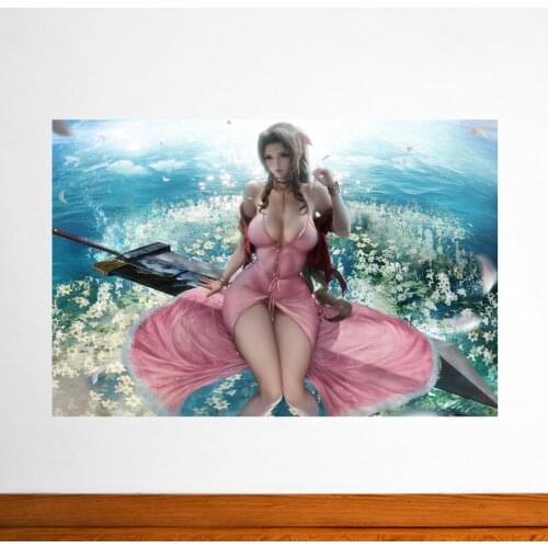 Final fantasy Game poster canvas Cartoon Pictures Artwork Canvas Paintings sexy wall pictures for living room wall art canvas
