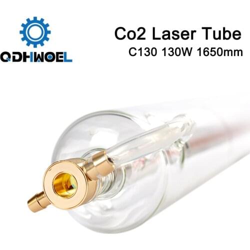 QDHWOEL SPT C130 1650MM 130W Co2 Laser Tube for CO2 Laser Engraving Cutting Machine